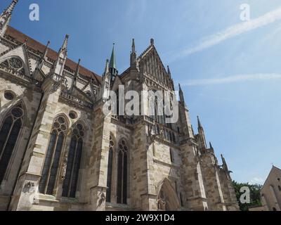Regensburger Dom aka St Peter Cathedral Church à Regensburg, Allemagne Banque D'Images