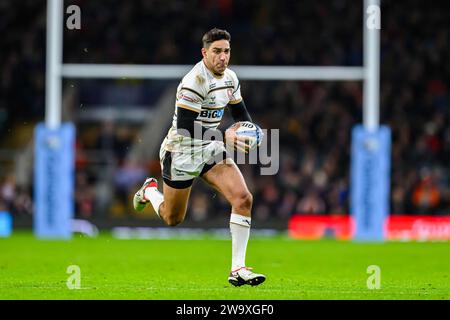 LONDRES, ROYAUME-UNI. 30 décembre 2023. Lors du Big Game 15 de Harlequins vs Gloucester Rugby Gallagher Premiership Rugby R10 au Twickenham Stadium le samedi 30 décembre 2023. LONDRES ANGLETERRE. Crédit : Taka G Wu/Alamy Live News Banque D'Images