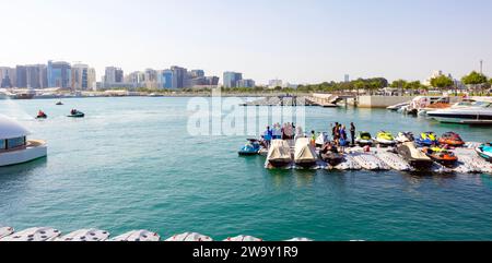 Doha corniche , port 30-12-2023 Doha Qatar Banque D'Images