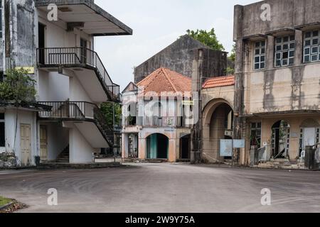 Singapour - septembre 4 2023 : Abandoned film Street Set Scene Banque D'Images