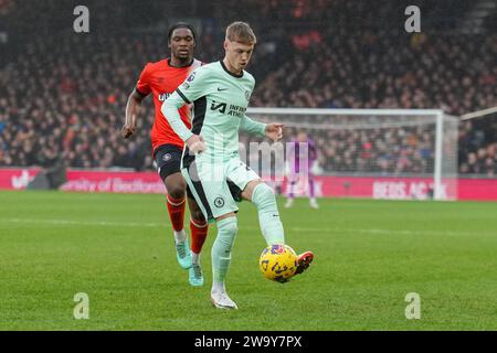 Luton, Royaume-Uni. 30 décembre 2023. Cole Palmer (20) de Chelsea lors du match de Premier League entre Luton Town et Chelsea à Kenilworth Road, Luton, Angleterre le 30 décembre 2023. Photo de David Horn. Crédit : Prime Media Images/Alamy Live News Banque D'Images