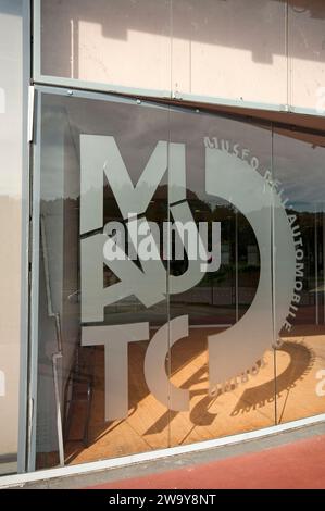 Entrée du Museo Nazionale dell'automobile (MAUTO), Musée National de l'automobile (depuis 1933), Turin, Piémont, Italie Banque D'Images