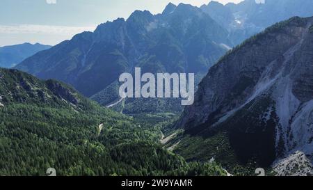 Drone photo Triglav Slovénie Europe Banque D'Images