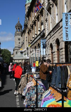 Bristol, Somerset, Royaume-Uni 06 16 2018 Saint Nicholas open market Banque D'Images