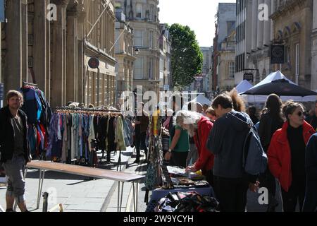 Bristol, Somerset, Royaume-Uni 06 16 2018 Saint Nicholas open market Banque D'Images