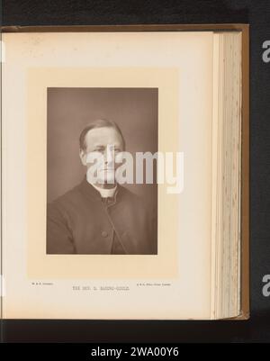 Portret van Sabine Baring-Gould, William & Daniel Downey, c. 1883 - en 1893 ou avant impression photomécanique London Paper Priest (Catholique Romain) Banque D'Images