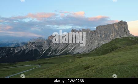 Drone photo giau Pass Dolomites Italie europe Banque D'Images