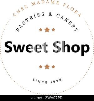 Vecteur gratuit | fichier modifiable de modèle de logo de boulangerie Illustration de Vecteur