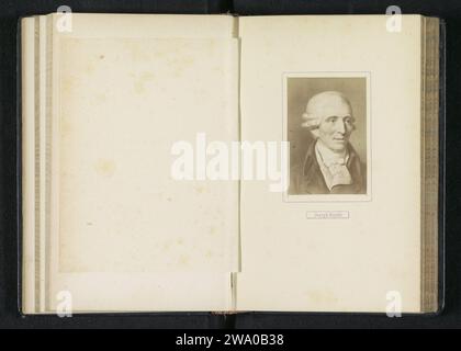 Production photographique d'un portrait de Franz Joseph Haydn, Anonyme, c. 1866 - en 1876 ou avant photographie support photographique compositeur d'impression albumen Banque D'Images