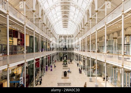 La Grande Galerie de l'ancien Royal Museum National Museum of Scotland Édimbourg, Midlothian, Écosse, Royaume-Uni Banque D'Images