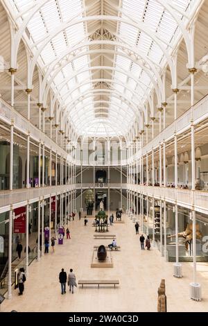 La Grande Galerie de l'ancien Royal Museum National Museum of Scotland Édimbourg, Midlothian, Écosse, Royaume-Uni Banque D'Images