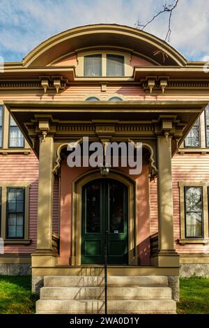 Ivory Bartlett House, County Street, New Bedford, Massachusetts Banque D'Images