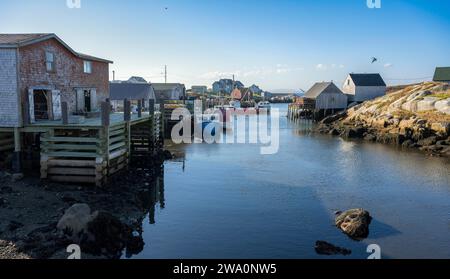 Peggys Cove petit village de pêcheurs Canada Banque D'Images