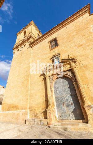 Mirambel est une petite ville en pierre dans la province de Teruel, en Espagne. Banque D'Images