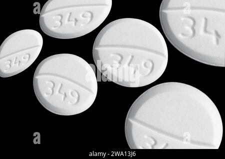 Pilules opioïdes Banque D'Images