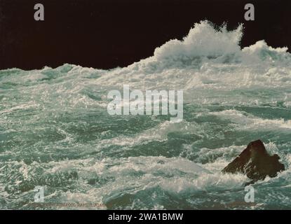 Whirlpool Rapids, Niagara River, Niagara, New York 1898. Banque D'Images