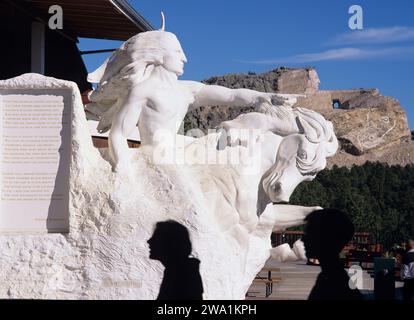 Crazy Horse Monument, Dakota du Sud Banque D'Images