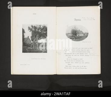 IEP te North Hinksey, Henry W. Taunt, c. 1907 - en 1912 ou avant impression photomécanique North Hinksey paper Trees : elm Banque D'Images