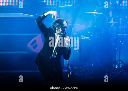 Le légendaire groupe Pulp revient au Hogmanay 2023 d'Édimbourg pour son 30e anniversaire, dirigé par Jarvis Cocker, le 31 décembre 2023 © Chantal Guevara. Tous droits réservés. Banque D'Images