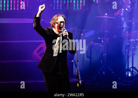 Le légendaire groupe Pulp revient au Hogmanay 2023 d'Édimbourg pour son 30e anniversaire, dirigé par Jarvis Cocker, le 31 décembre 2023 © Chantal Guevara. Tous droits réservés. Banque D'Images