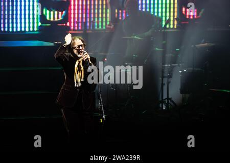 Le légendaire groupe Pulp revient au Hogmanay 2023 d'Édimbourg pour son 30e anniversaire, dirigé par Jarvis Cocker, le 31 décembre 2023 © Chantal Guevara. Tous droits réservés. Banque D'Images