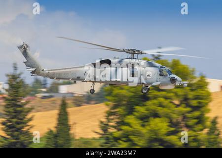 Sikorsky S-70B Aegean Hawk de Grèce - Marine à Tanagra Banque D'Images