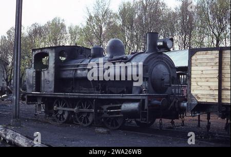 Voyage de 12 jours en France, en Espagne et au Portugal photographiant des machines à vapeur. Avril 1971 Banque D'Images