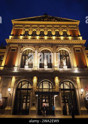 VIENNE, AUTRICHE - CIRCA AOÛT 2022 : Wiener Musikverein Traduction Association de musique viennoise concert Hall Banque D'Images