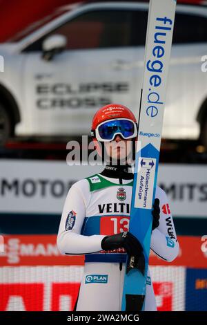 Garmisch Partenkirchen, Allemagne. 01 janvier 2024. Stephan Leyhe (SC Willingen) beim Neujahrsskispringen Garmisch-Partenkirchen crédit : dpa/Alamy Live News Banque D'Images