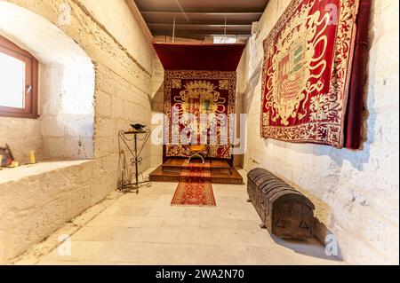 Château médiéval des ducs d'Alburquerque ou Cuellar - Ségovie Banque D'Images