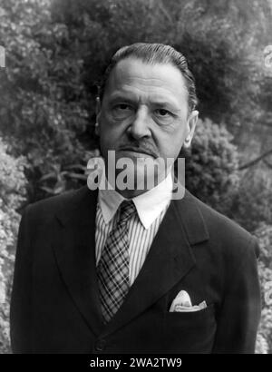 Somerset Maugham. Portrait de l'écrivain anglais William Somerset Maugham (1874-1965) par Carl van Vechten, 1934 Banque D'Images