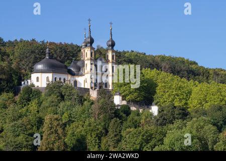 Église de pèlerinage - de Käppele, sur le Nikolausberg dans la ville de Wurzbourg en Allemagne. Banque D'Images