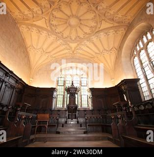 Convocation House, à la Bodliean Library de l'Université d'Oxford au Royaume-Uni Banque D'Images