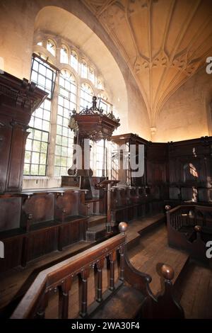 Convocation House, à la Bodliean Library de l'Université d'Oxford au Royaume-Uni Banque D'Images