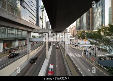 Kwun Tong est une région du district de Kwun Tong à Hong Kong, située dans la partie orientale de la péninsule de Kowloon Banque D'Images