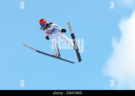 Garmisch Partenkirchen, Allemagne. 01 janvier 2024. Stephan Leyhe (SC Willingen) beim Neujahrsskispringen Garmisch-Partenkirchen crédit : dpa/Alamy Live News Banque D'Images