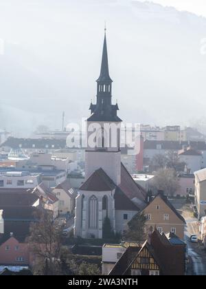 Église paroissiale de la Nativité de la Vierge Marie, Bruck an der mur, Styrie, Autriche, Europe Banque D'Images