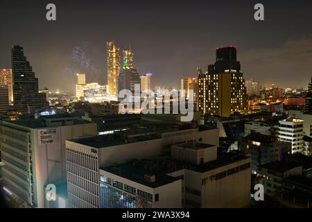 Nouvel an 2023 Bangkok Thaïlande Banque D'Images