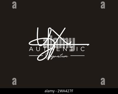 YX Signature logo Template Vector. Illustration de Vecteur