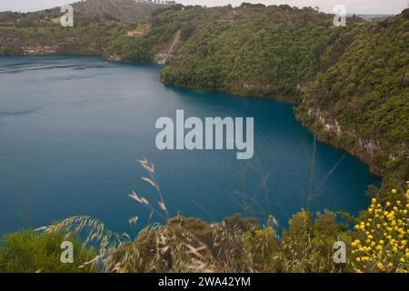 Blue Lake à Mount Gambier, Australie méridionale Banque D'Images