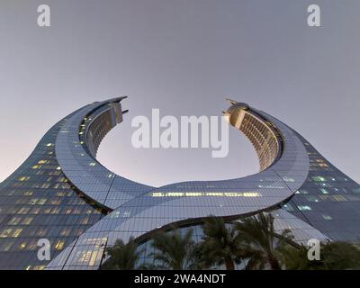 Katara Towers à Doha, Qatar Banque D'Images