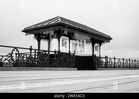 Victorian Shelter Ryde Pier Banque D'Images