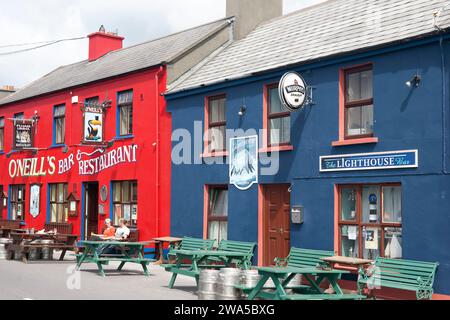 Irlande, Co. Cork, Ring of Beara, Pub O'Neill à Allihies Banque D'Images