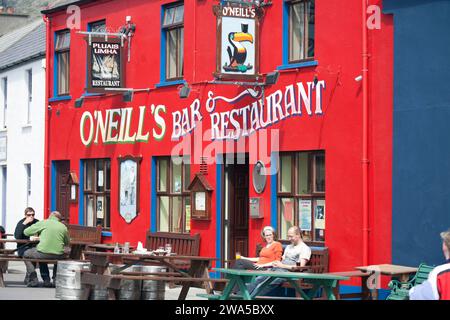 Irlande, Co. Cork, Ring of Beara, Pub O'Neill à Allihies Banque D'Images