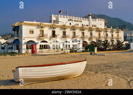 Hotel Gran-sol à Zahara de los Atunes, Costa de la Luz, Andalousie, province de Cadix, Espagne Banque D'Images