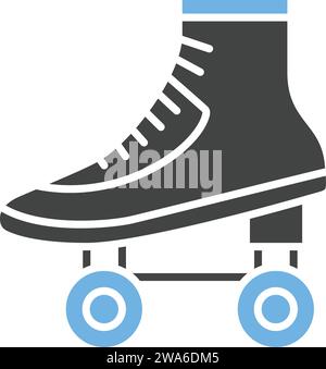 Image vectorielle de l'icône Skates. Illustration de Vecteur