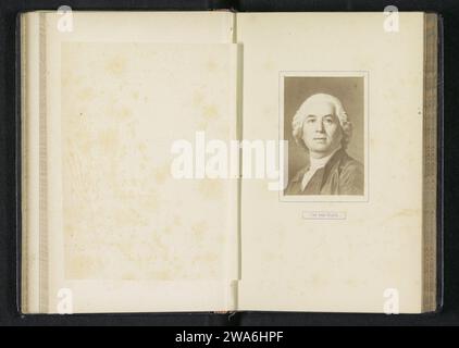 Production photographique d'un portrait de Christoph Willibald von Gluck, Anonyme, c. 1866 - en 1876 ou avant photographie support photographique compositeur d'impression albumen Banque D'Images