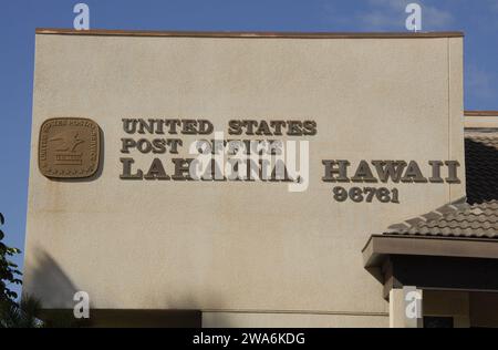 Maui .Hawaii îles, États-Unis  États-Unis bureau de poste Lahaina Hawaii 96761 21 janvier 2015 Photo de Francis Joseph Dean/Deanimages) Banque D'Images