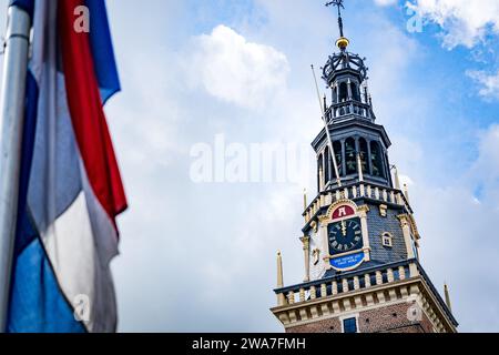 tour de la mairie à alkmaar pays-bas Banque D'Images