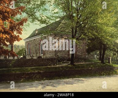 Vieille église hollandaise, Sleepy Hollow, Mount Pleasant, Westchester County, Catskill Mountains, New York 1904. Banque D'Images